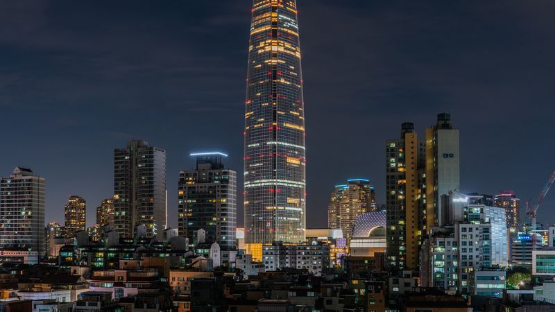 4K超清夜景都市塔建筑壁纸合集