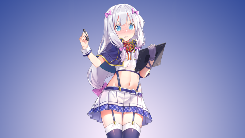 这是一张包含《埃罗芒阿老师》和《不正经的魔术讲师与禁忌教典》角色的高清动漫壁纸合集