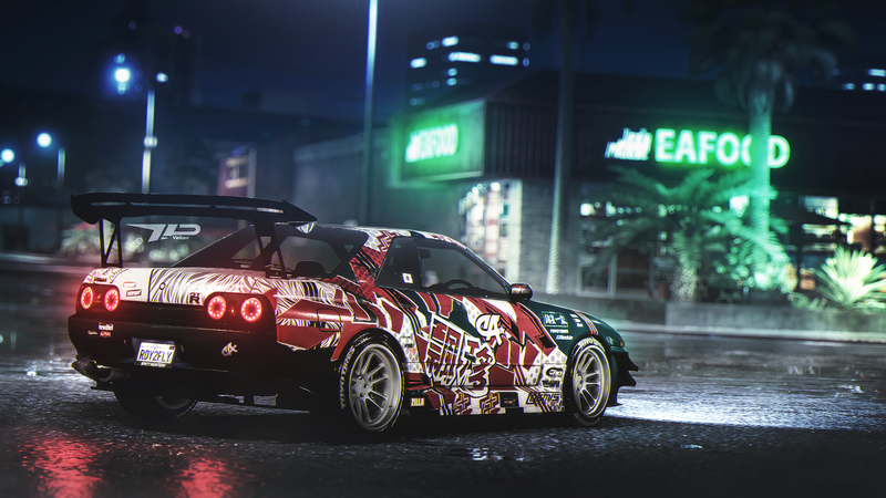 狂飙JDM！日产Skyline R32数字壁纸合集