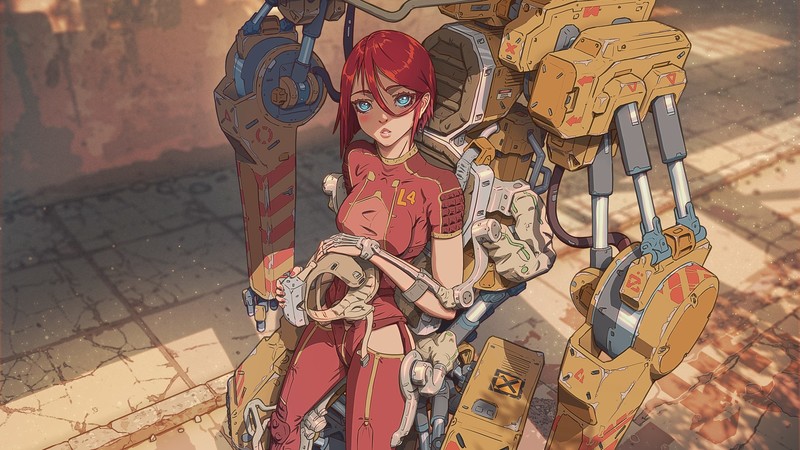 赛博朋克机甲少女壁纸合集！