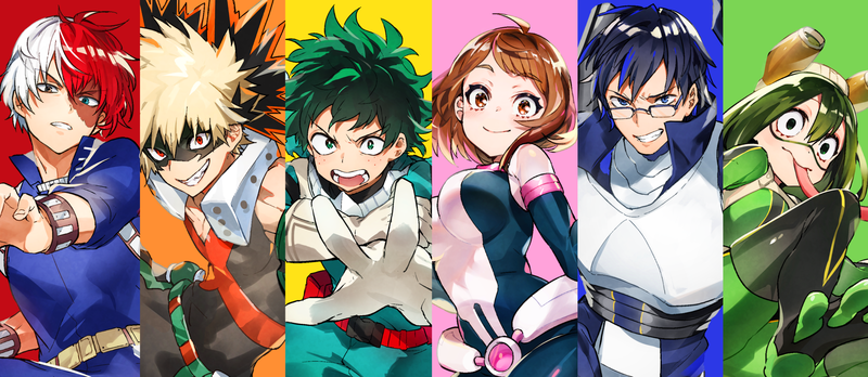 《我的英雄学院》角色高清数字插画壁纸合集