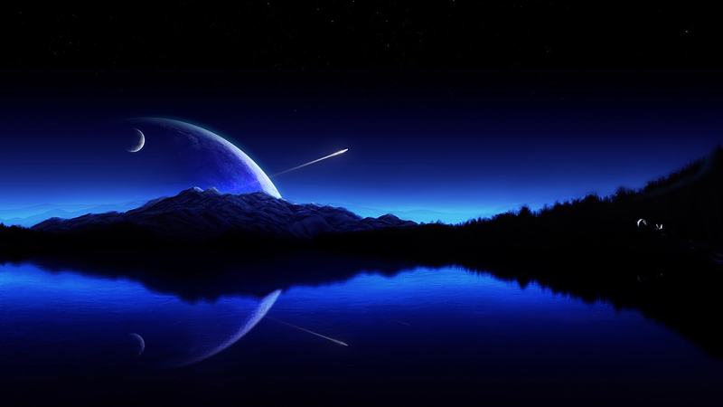 绝美数字艺术夜空壁纸