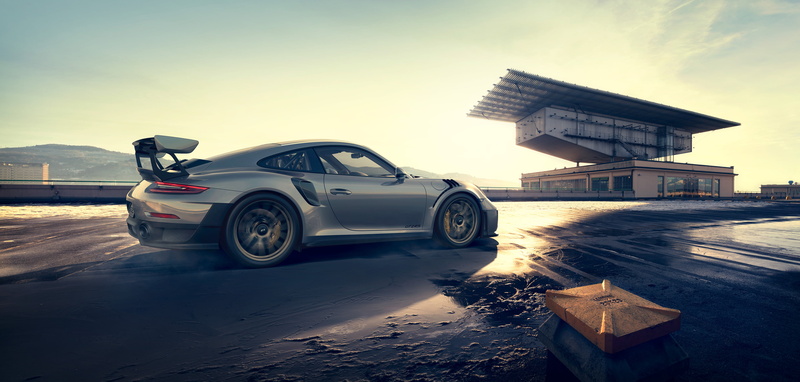 # 银灰色保时捷911 GT2高清壁纸合集