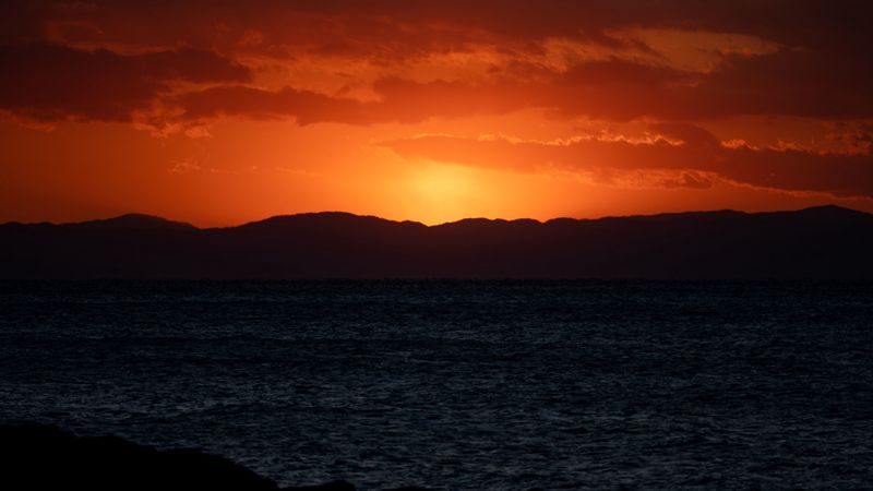 绝美黄昏山海壁纸 一键收藏氛围感拉满