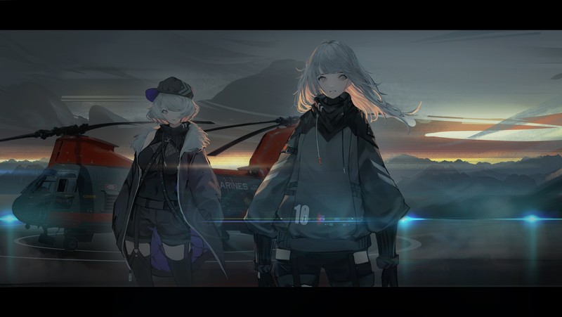 少女前线同人壁纸合集！超多可爱枪娘数位绘