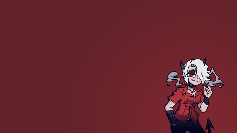 地狱把妹王 抽烟恶魔少女 动漫壁纸