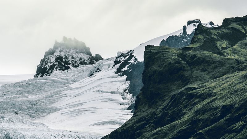 瑞士绝美冰川雪山4K壁纸