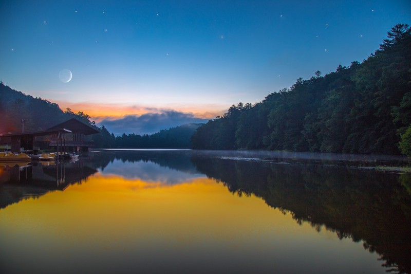 绝美湖林星月壁纸合集