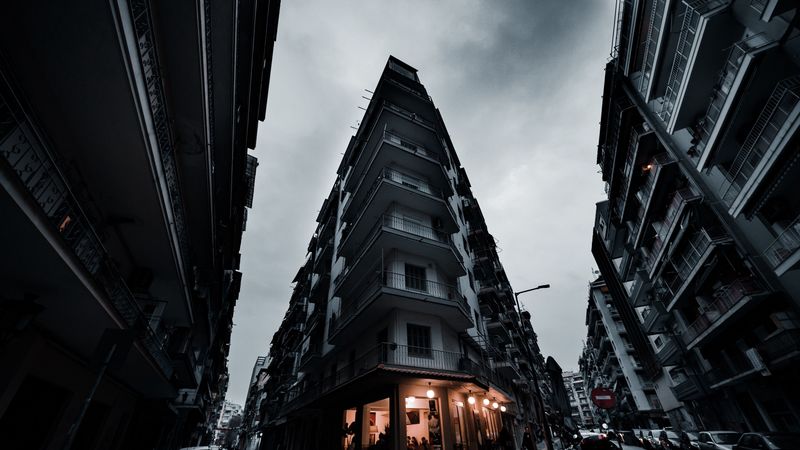 街头霸王主题建筑街景壁纸