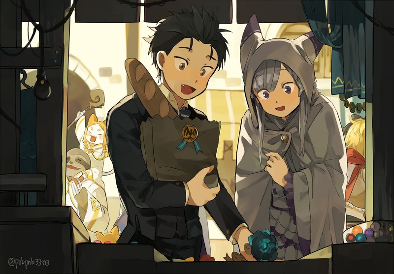 《Re：从零开始的异世界生活》同人壁纸合集 有爱角色一次看够