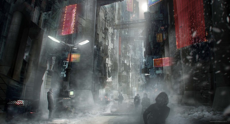 赛博街头霓虹幻境！这组未来都市数字艺术壁纸太绝了