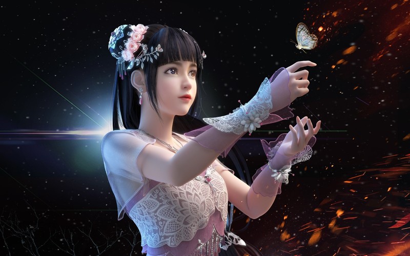 多款竖版二次元2D数字艺术壁纸