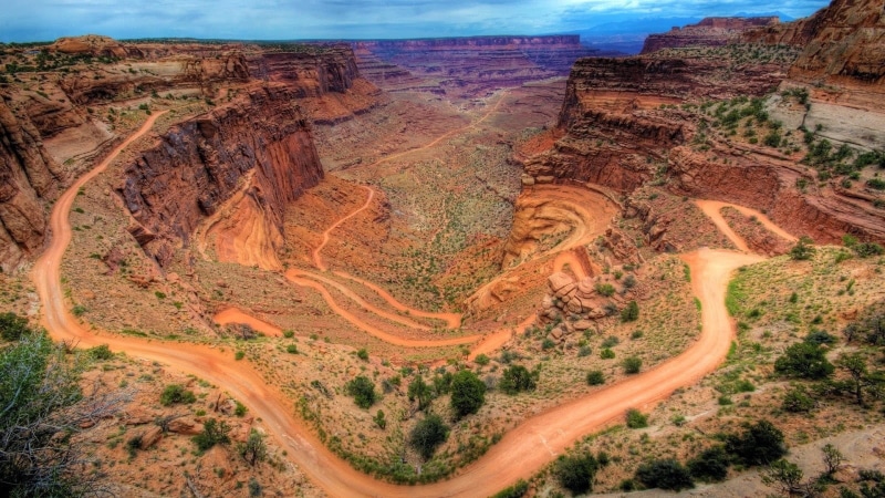 Utah峡谷地国家公园绝美荒漠地貌壁纸