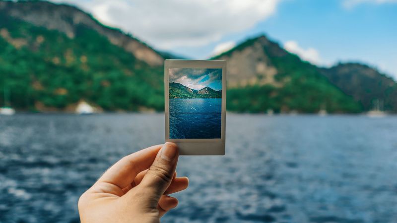 拍立得与山景的4K壁纸合集