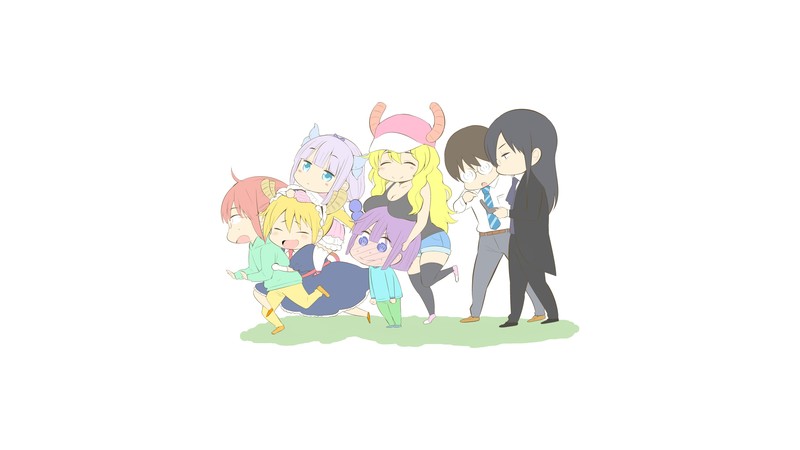 小林家的龙女仆全员治愈系极简壁纸合集