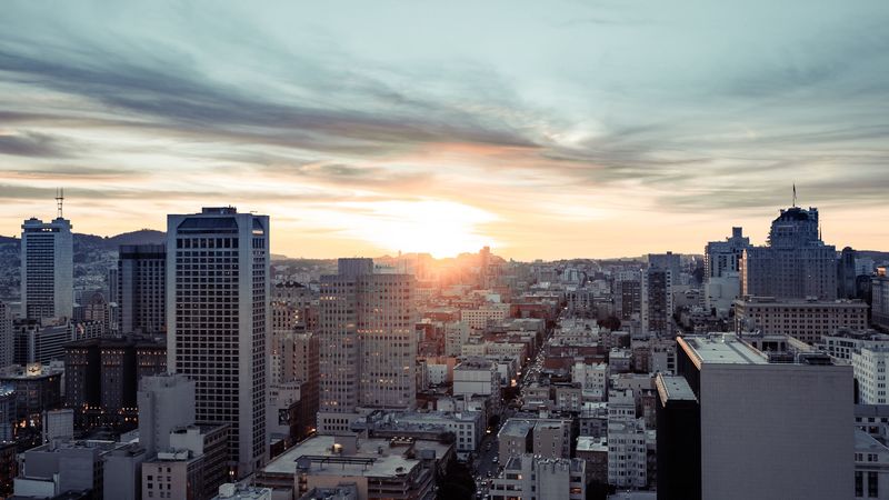 都市黎明4K壁纸