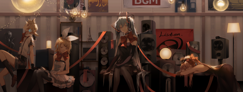 初音未来镜音双子巡音露卡等Vocaloid角色高清壁纸合集