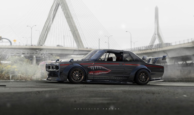 日产跑车数字艺术壁纸合集