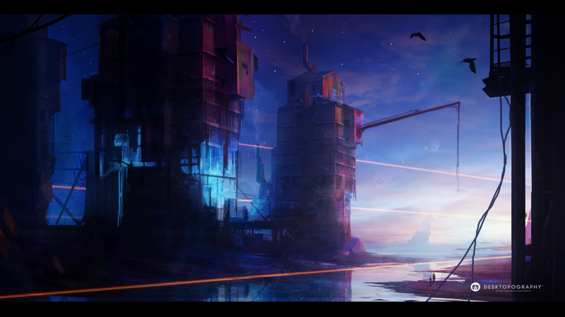 赛博朋克风科幻都市壁纸合集