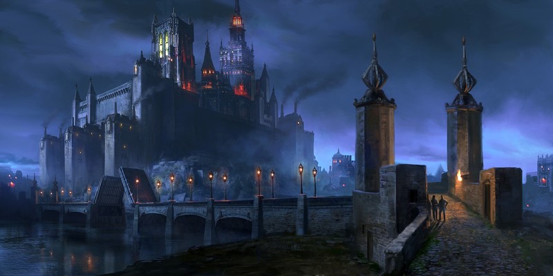 深夜幻想都市数字艺术壁纸合集