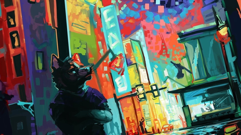 街头涂鸦与兽人美学的城市日常