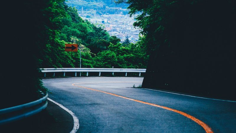 盘山转弯公路绝美4K壁纸合集