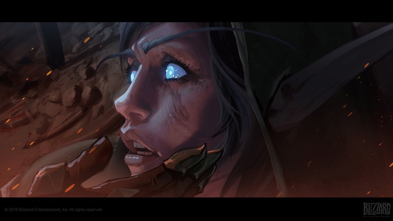 魔兽玩家必看！艾泽拉斯之战高清同人壁纸合集