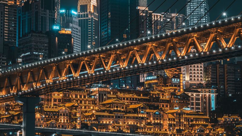 都市天际线建筑桥梁壁纸合集