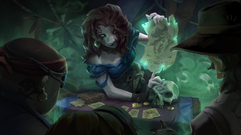 《盗贼之海》Xbox版 骷髅旗航海地图 游戏高清壁纸