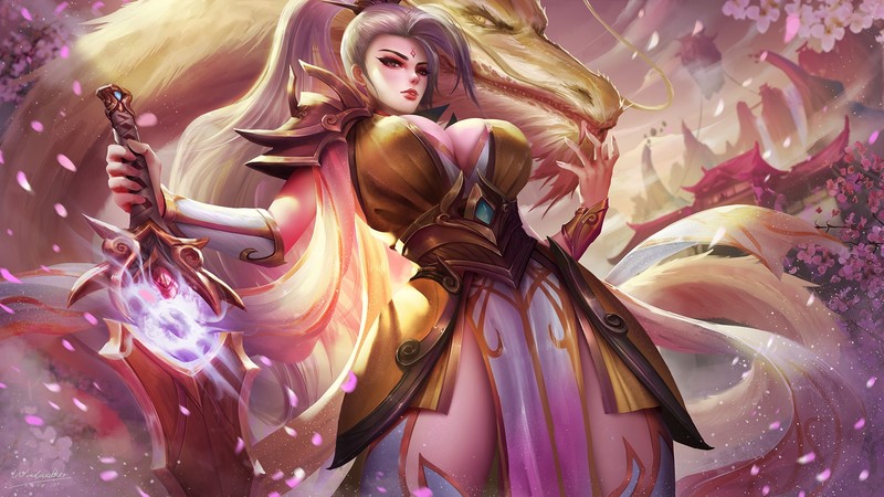 LOL锐雯同人壁纸合集