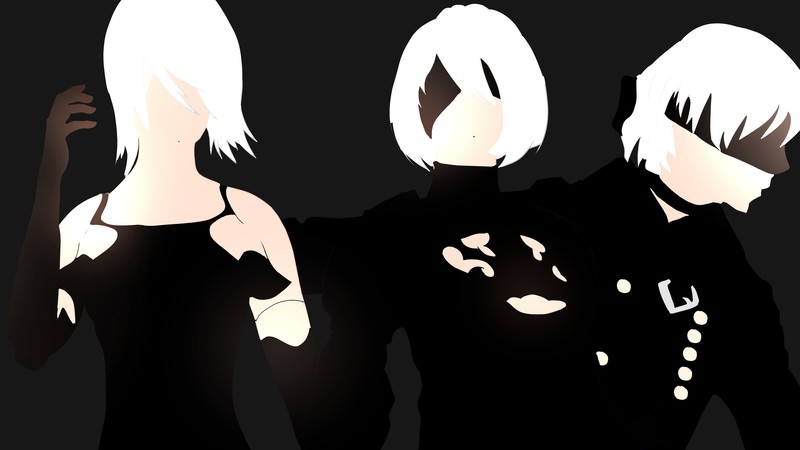 尼尔机械纪元极简风壁纸合集