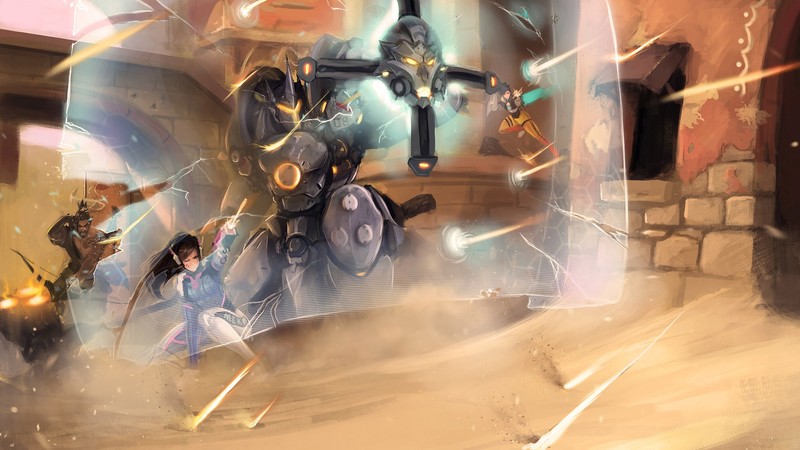 守望先锋英雄对战高清壁纸