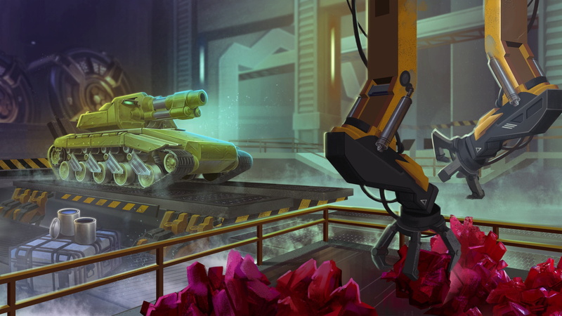 这款黄黑绿配色坦克涂装壁纸太上头了