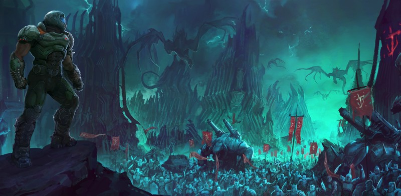 《毁灭战士：永恒》爱好者俱乐部游戏壁纸合集