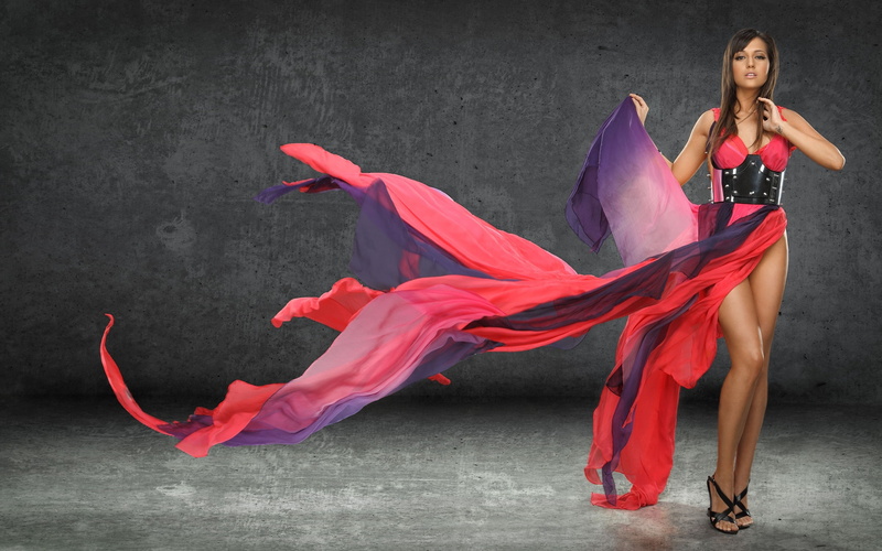 绝美水下时尚大片 单人模特艺术创作