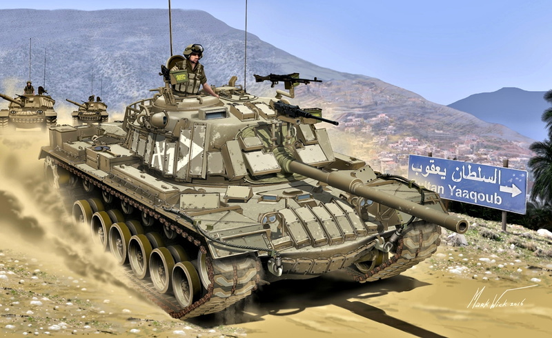 黎巴嫩战事 马加奇3型坦克 以色列国防军 动态防护 1080P 坦克 苏丹亚库布战役高清壁纸