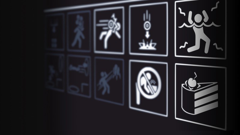 传送门游戏暗黑风蛋糕壁纸 带你沉浸式PC游戏世界