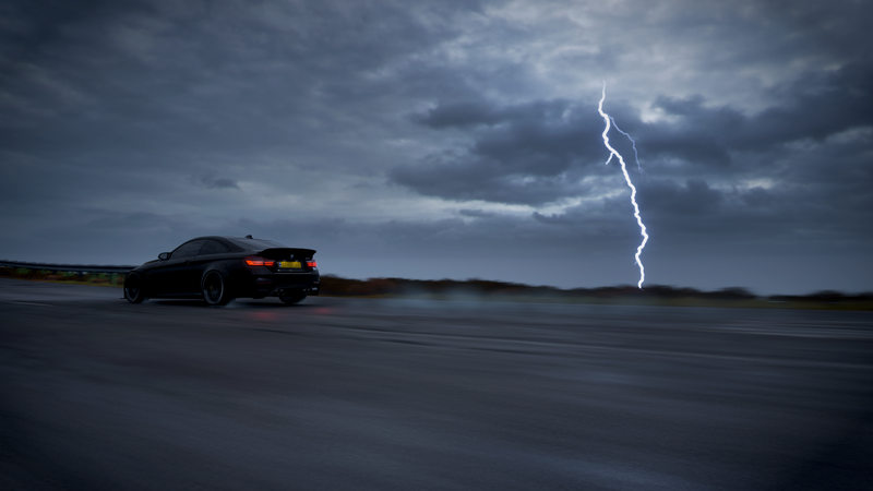 《极限竞速：地平线4》宝马M4闪电壁纸 游戏党必存高清图