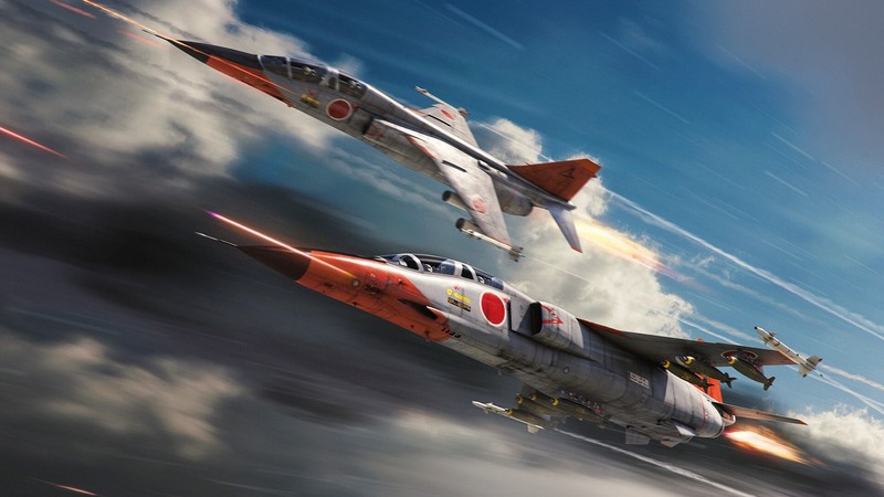 三菱T-2军用战机高清壁纸