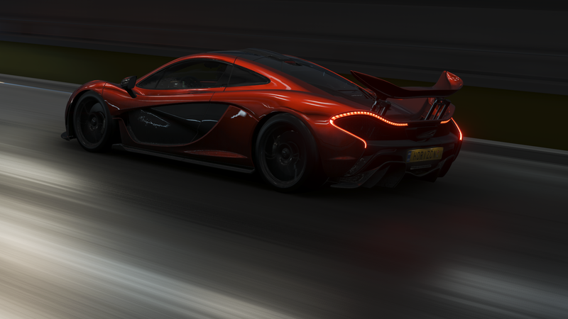 极限竞速：地平线4 红色跑车游戏壁纸 迈凯伦P1