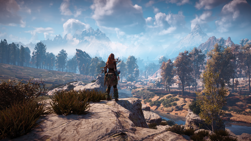 《地平线：零之曙光》PS4游戏高清壁纸 绝美自然游戏场景截图