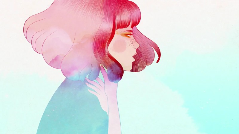 《GRIS》游戏壁纸 极简美学女性向游戏高清图