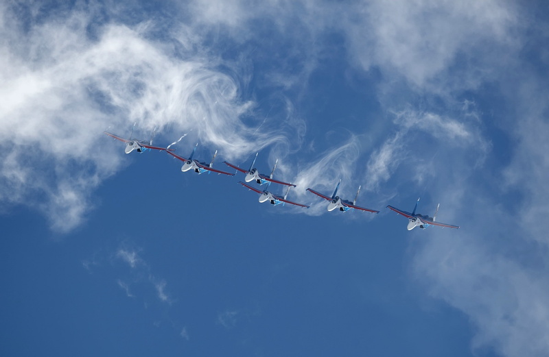 俄空军战机航展秀特技 高清壁纸合集