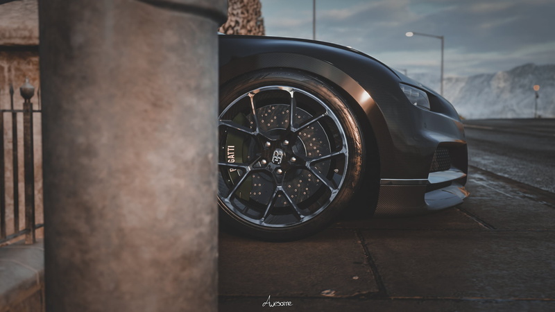 《极限竞速：地平线4》布加迪凯龙超跑高清壁纸合集