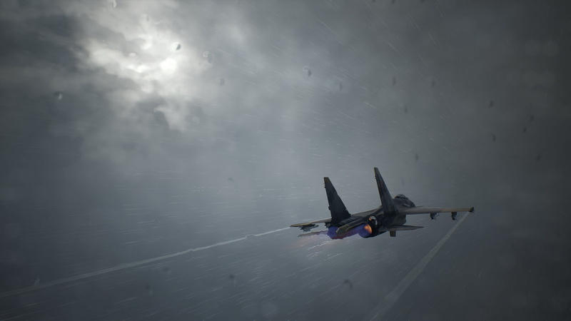 《皇牌空战7》苏37终结者战机壁纸！高清4K游戏画面超带感