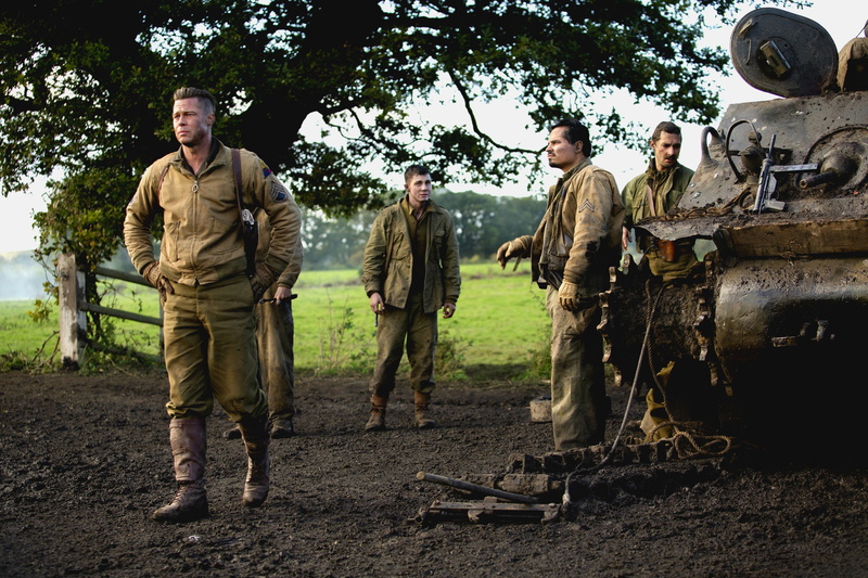 狂怒坦克战场激战 布拉德·皮特主演战争大片壁纸