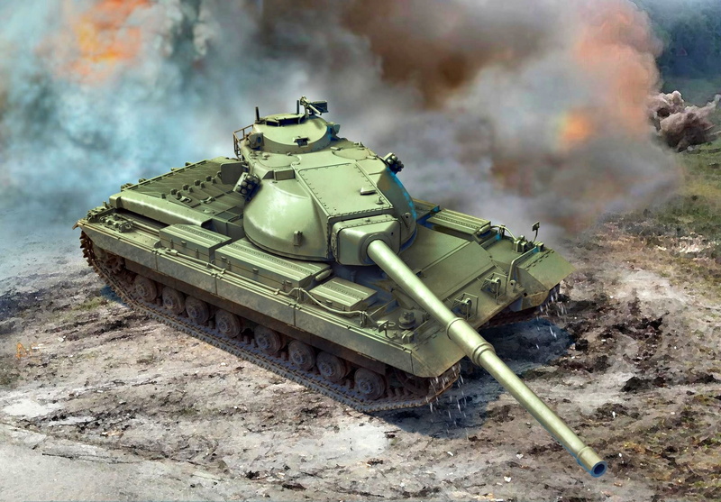 英国征服者FV214重型坦克高清壁纸 烟雾弥漫版本