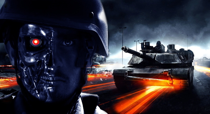 战地终结者士兵激战壁纸