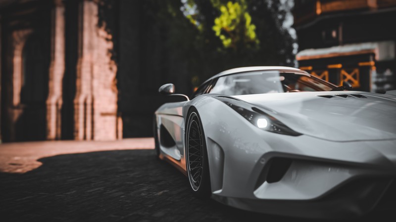 《地平线4里的科尼赛克Regera帅炸了》