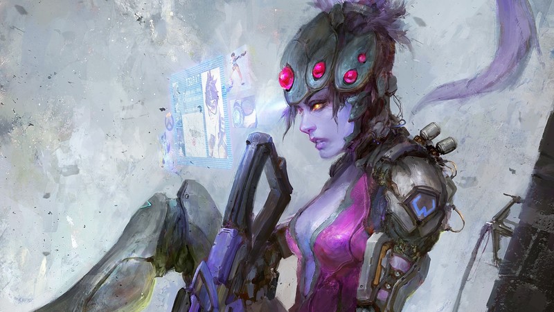 《守望先锋》英雄数字艺术壁纸合集